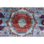 Hand Knotted Wool Area Rug in Blue And Beige-1247017940