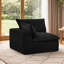 Fauteuil d'appoint modulaire compressé moderne avec accoudoir droit-1816950924