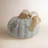 Spiral Marble Glass Pumpkin