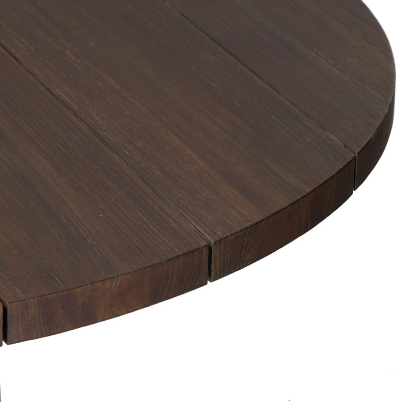 Indie Outdoor Round Teak Dining Table