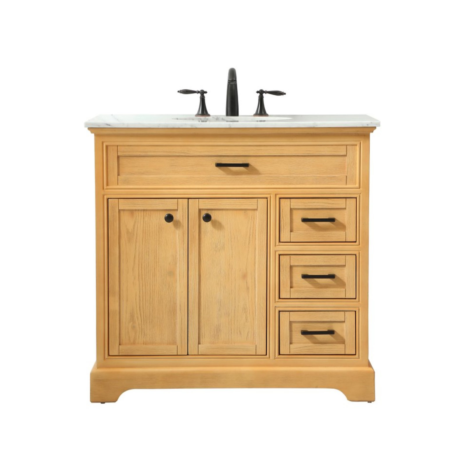 Hermes 36'' Single Bathroom Vanity, Natural