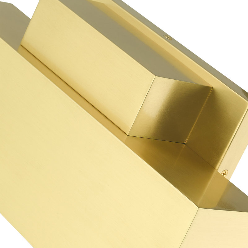 Lynx Wall Light, Satin Brass