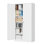 Armoire de rangement simple en métal (H 72 po x l 36 po x P 18 po)