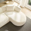 canapé beige méridienne droite