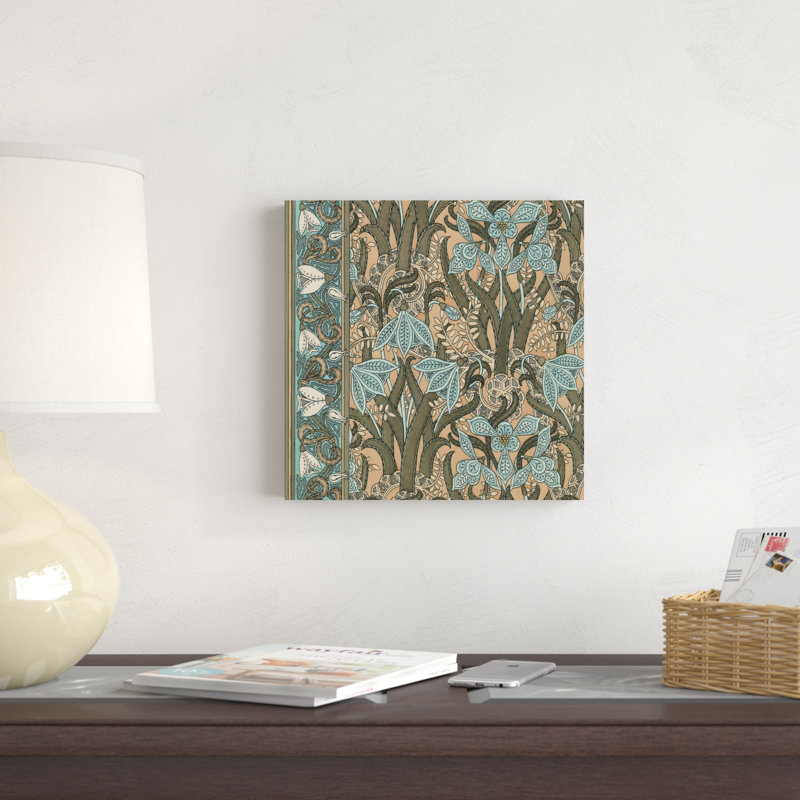 Nouveau motif de textile I, H 12 po x l 12 po x P 1,25 po