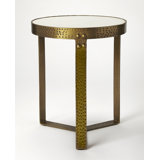 Elton Marble & Metal Side Table
