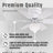 30-Inch 6-Blade White Indoor Ceiling Fan with LED Light Fixture and Opal Mushroom Glass-113524103