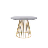 Floris Round Glass Dining Table