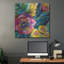 Art mural en métal luxueux «Pop» par Jeanette Vertentes, 36 po x 36 po