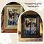 Cadre photo noir poli 1 po 8 po x 10 po avec finition maison
