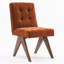 Chaise d'appoint rembourrée en lin Turfed-1378124636