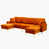 Velours orange incorrect est en rupture de stock