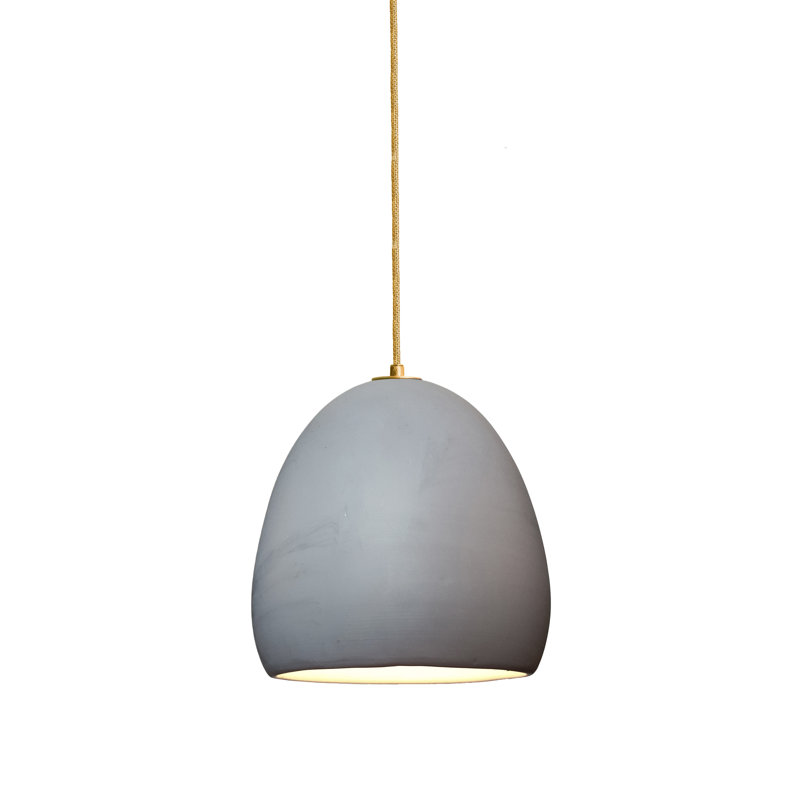 Clay 1 - Light Pendant, Matte Black, LED Bulb, Bronze