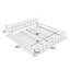 Structure de lit tapissier très grand californien avec tissu épais, lit plateforme grand format en chenille avec tête de lit et structure solide. Aucun sommier tapissier requis (90,5 po x 80,5 po x 31 po)-999686820-999686831