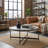 Brookline 42" Concrete-Coated Top Round Coffee Table