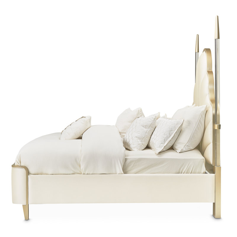 Malibu Crest Upholstered Standard 6 Piece Bedroom Set, California King