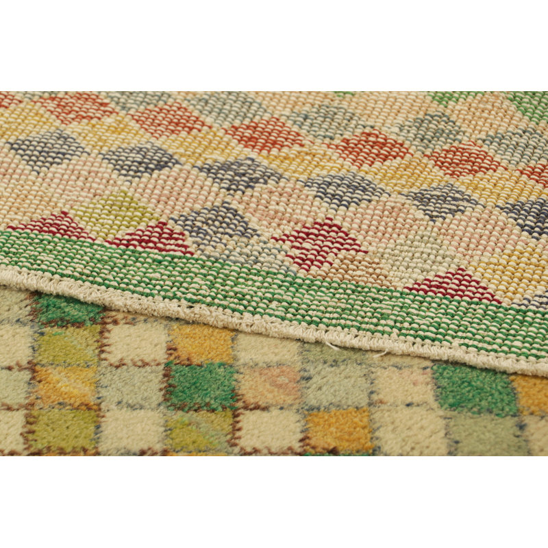 One-of-a-Kind 3’x5’2” Hand Knotted Area Rug