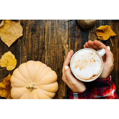 Latte Coffee - Wrapped Canvas Print