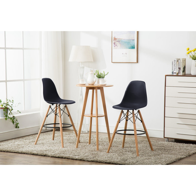 Tabouret de bar 27,6 po Azanae, Noir