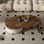 Table basse en noyer massif
