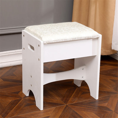 Ensemble coiffeuse et tabouret de maquillage Alyrah