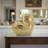 Stoneware Ceramic Geometric Heart Sculpture - Modern Abstract Decorative Object with Faceted Design, Durable and Elegant Home Accent-912568850-874586399