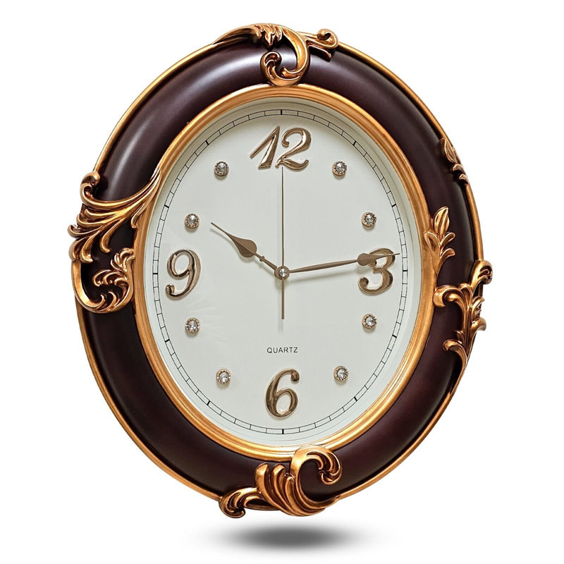 Peterstown Wall Clock, Brown