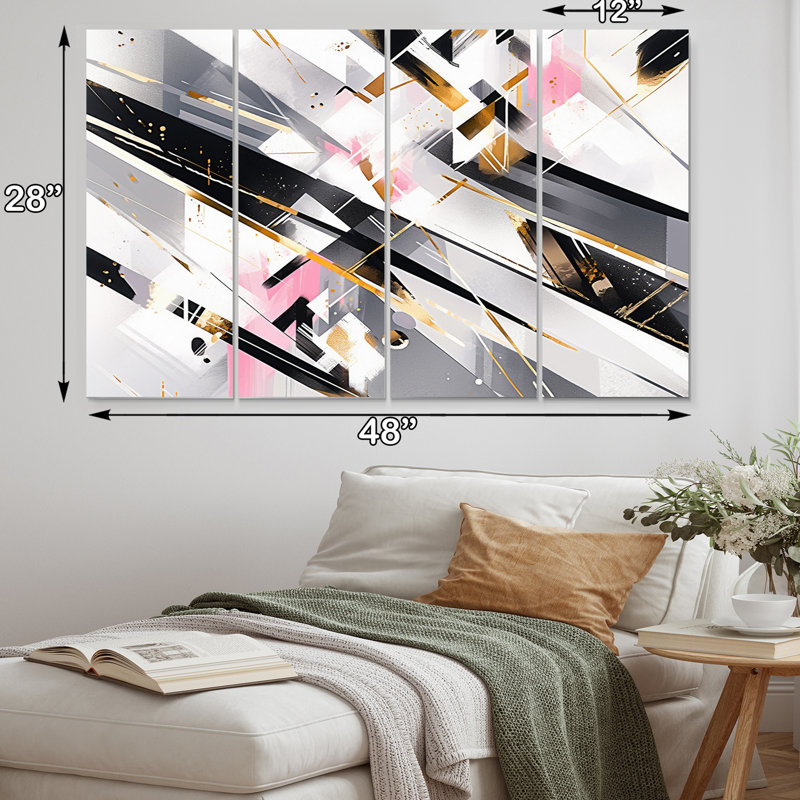 Impression sur toile tendue, 4 pièces