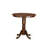 5 Piece Kitchen Counter Set Includes a Round Dining Room Table with Pedestal and 4 Dining Chairs, Mahogany-1157890558-1136093203