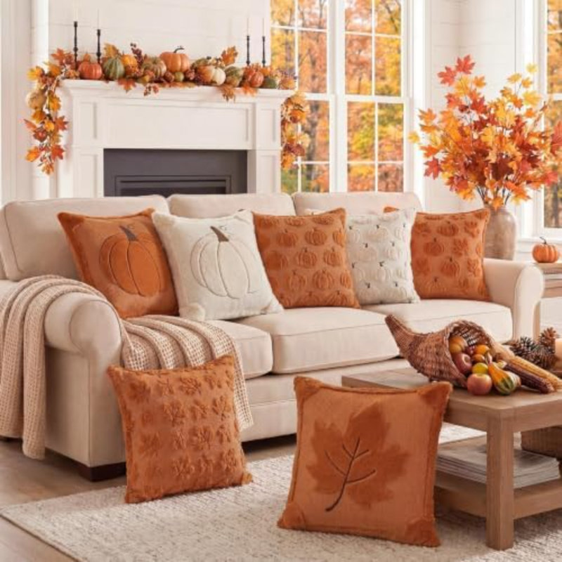 Pillow Cover, Beige, Square 18"