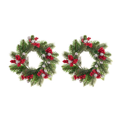 Adjustable Candle Ring Mini Wreath