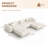 Modular Sectional Sofa Couch, Oversized Free Combination Deep Seat Sofa, Cushion Covers Removable & Washable, Fabric, Down Filled-102620168