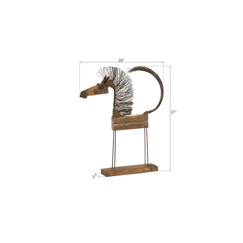Sculpture en fil de fer