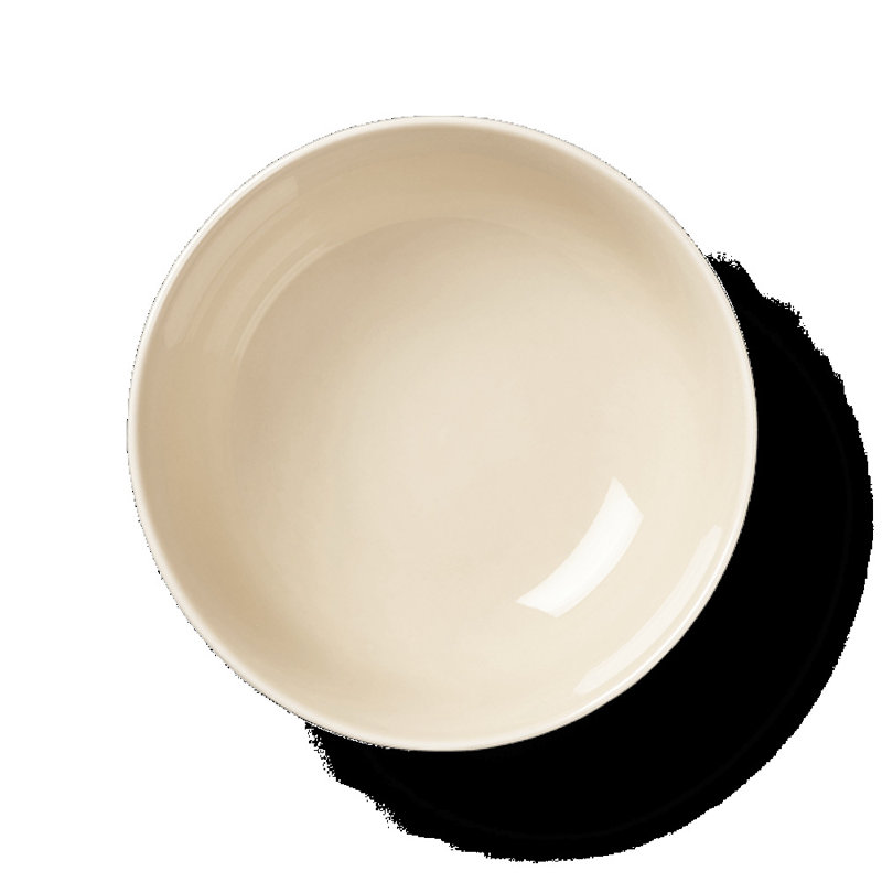 Rhombe Earth Porcelain Rice Bowl, White