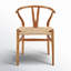 Chaise d'appoint de patio en bois massif Fairbanks-282499297