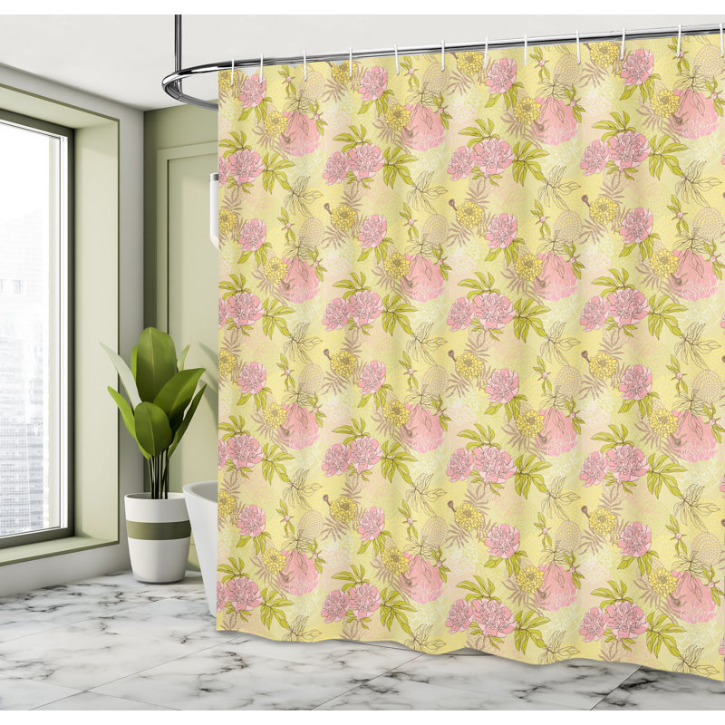 Dakota Fields Garden Shower Curtain Tender Spring, 75"H x 69"W