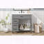 Meuble-lavabo rétro 36 po avec lavabo en céramique et tiroirs à fermeture en douceur-1134636016
