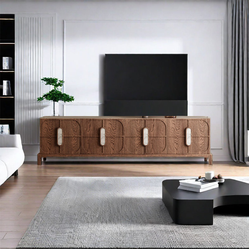 Meuble télé chinois simple, Noyer noir