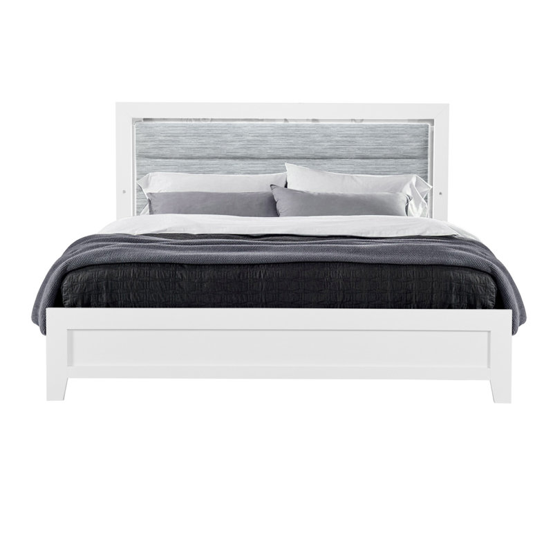 Lit blanc Luccia, Lit simple
