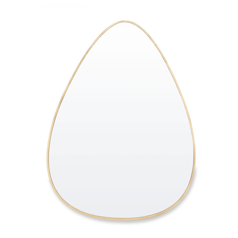 Gerniot Flat Wall Mirror, Gold