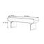 Banc rembourré en similicuir Toriona-1871205254-1871205253