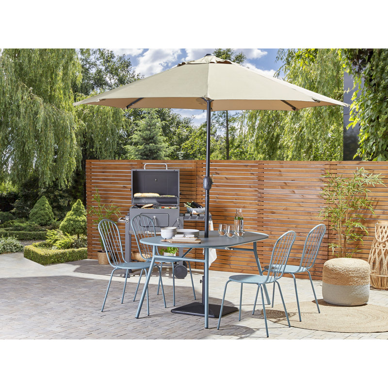 Benambra Patio Dining Side Chair with Cushion
