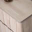 Table de chevet, blanc délavé