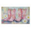  Tapis de porte deux paires de bottes de cow-boy roses antidérapantes à séchage rapide rembourré, 18 po x 30 po