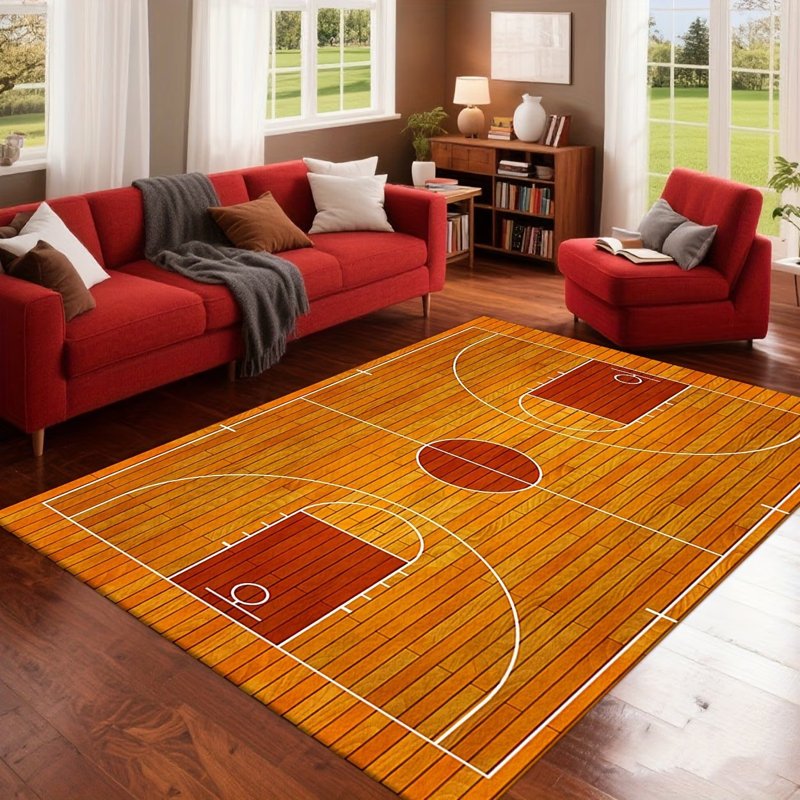 Fashionable 2D Printed Rugs For Home And Commercial Use, Suitable For Living Rooms, Sofa Cushions, Bedroom Rugs, Bedside Blankets, Entrance Mats, And Dining Table Carpets, Ideal For Malls, Cafes, And Various Settings, Offering Comfort And Aesthetic
