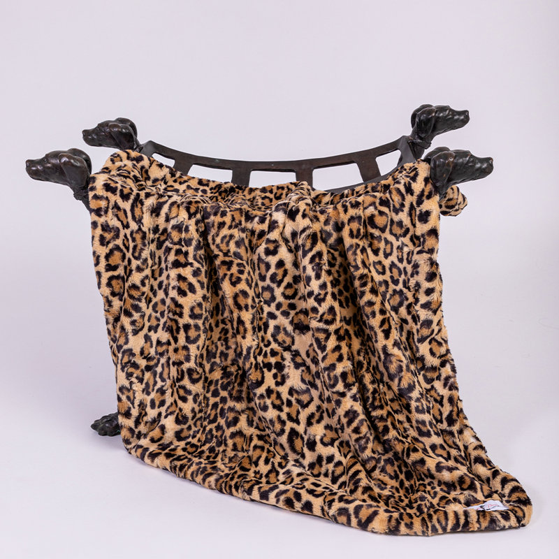 Animal Print Pet Blanket, 14" x 17"