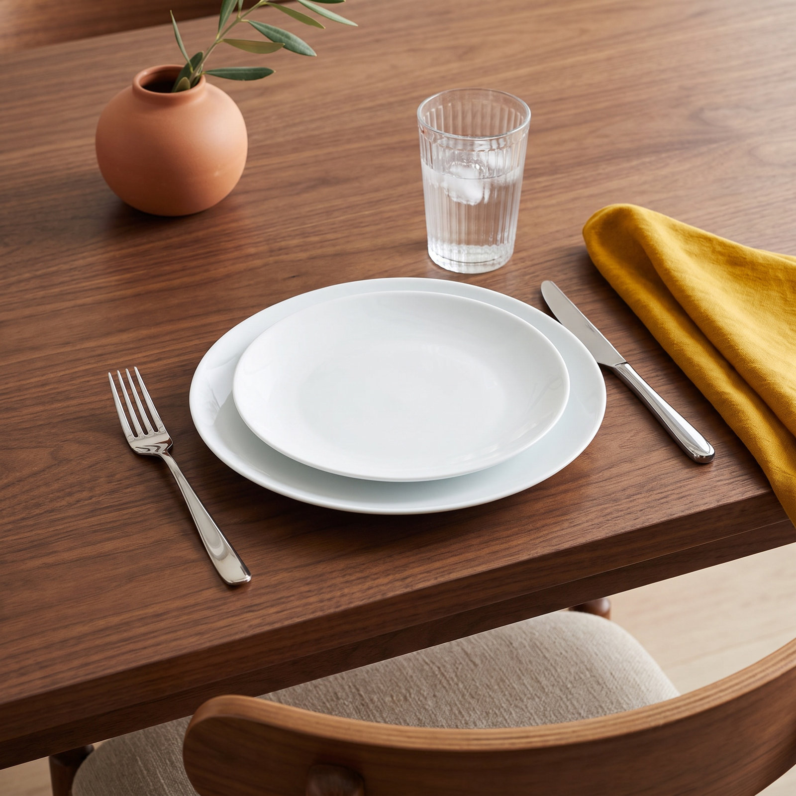 Fortessa Sandia 8" Salad Plate, White