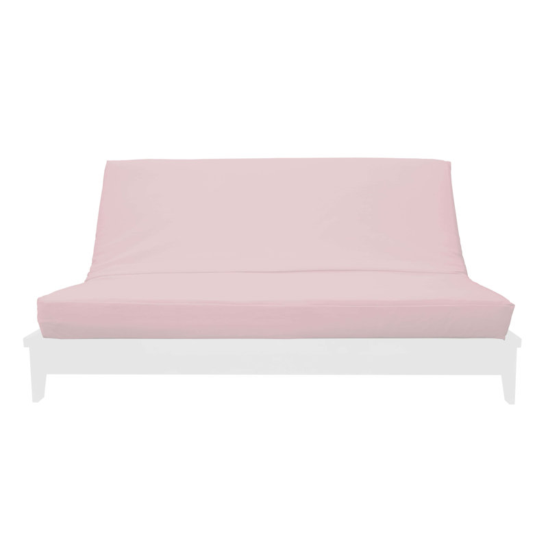 Premium Fabric Futon Cover, Twin, Pink Cotton Blend