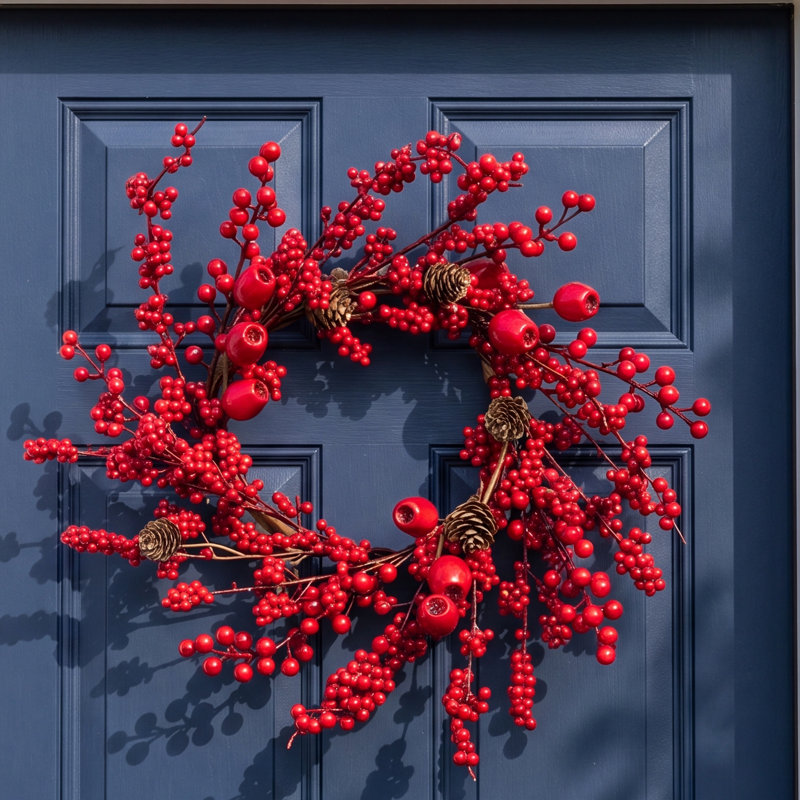 Faux Berry 15.5'' Wreath
