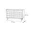 Buffet de table en acier inoxydable
